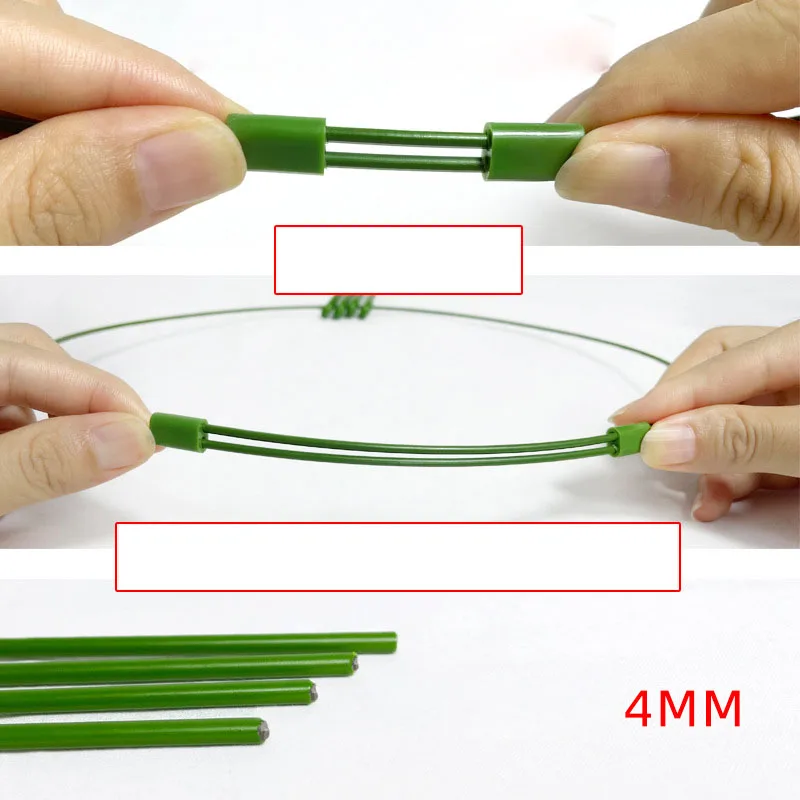 Soporte de Metal redondo ajustable para plantas y flores de jardín, soporte circular para anillo de estaca, herramientas de jardinería de hierro para escalar para bonsái Veg q - imagen 4