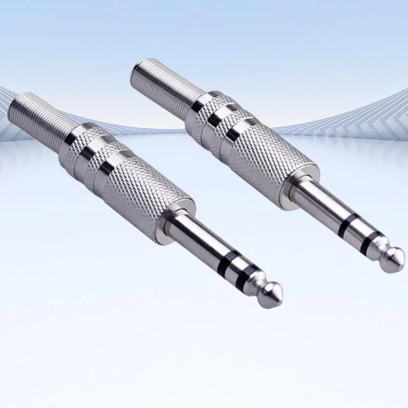 2/4/10 Uds Metal 3,5mm 2 anillos 3 polos conector Jack estéreo adaptador de conector de Audio Cable adaptador de soldadura cabeza de doble canal C5 - imagen 3