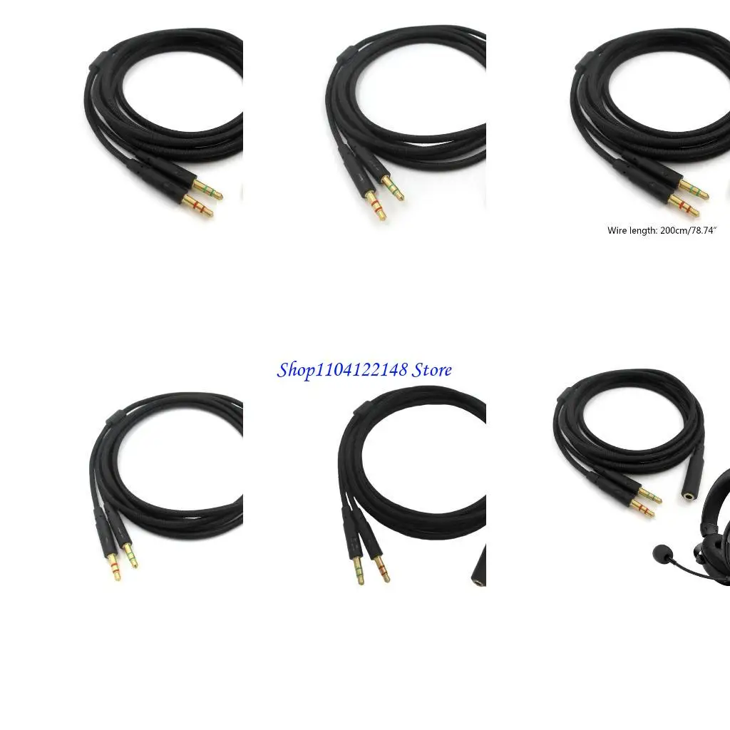 Auriculares juegos P9FA Extender cable para computadora los auriculares nube nube núcleo