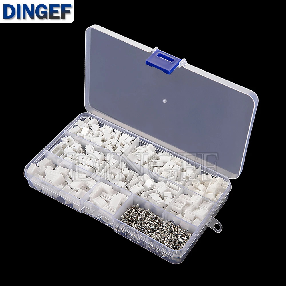 720 Uds XH2.54 paso 2,54mm terminales macho hembra enchufe XH 2,54mm kit de conector Pin recto 2P 3P 4P 5P - imagen 5