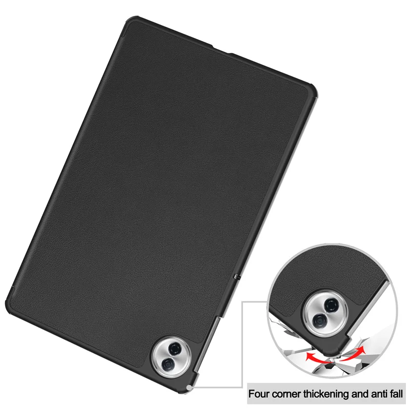 Funda plegable delgada de cuero PU con tapa para tableta Honor Pad 10 12,1 pulgadas 2025, Funda trasera de plástico duro, Funda Coque - imagen 4