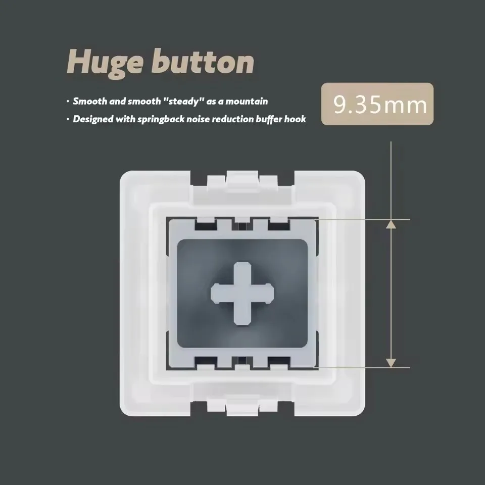 Interruptor de eje magnético, alto rendimiento, precisión RT, 0,005, interruptor magnético, teclado de eje magnético mecánico, prelubrado - imagen 2