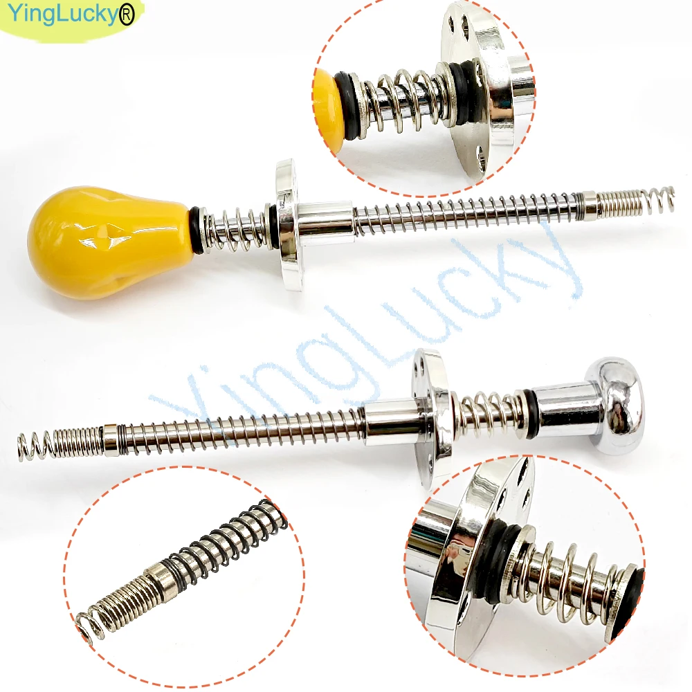 Lanzador de juego de tiro de Pinball, extractor de empuje, varilla de tracción manual, piezas de Carnaval de primavera, máquina de juego de tiro de Pinball, Arcade de monedas, 1 Uds. - imagen 5