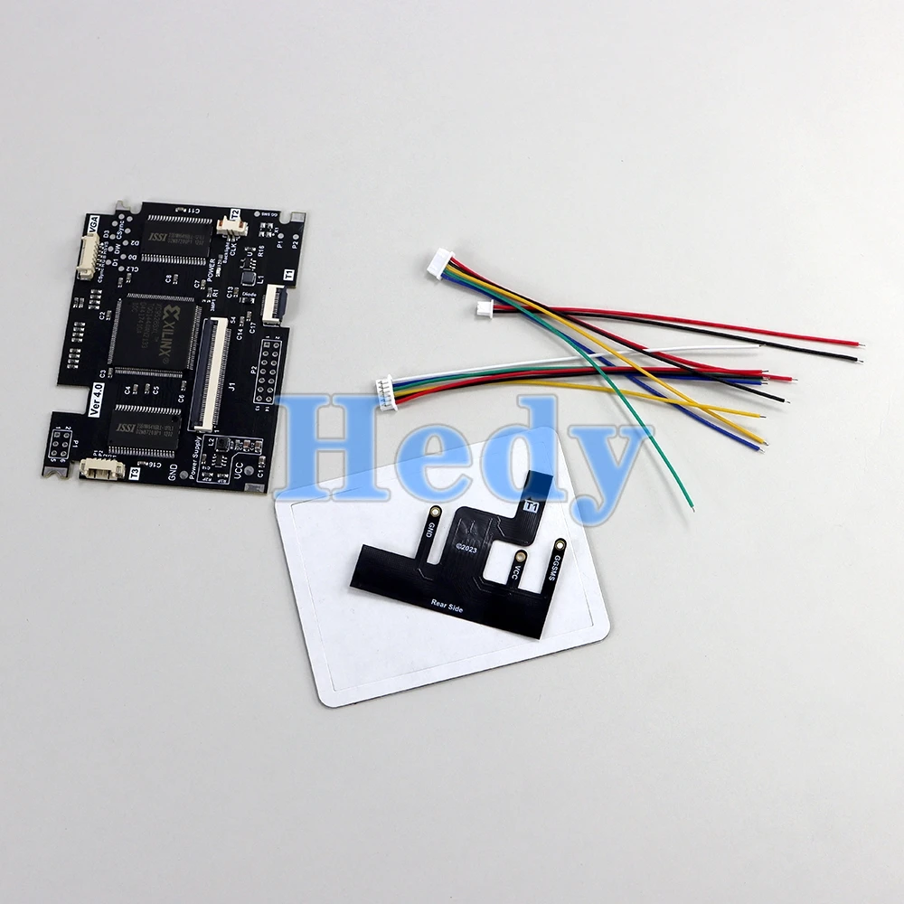 Pantalla LCD V4 de cristal para SEGA Game Gear GG V4.0, soporte de brillo ajustable, Mod de salida VGA, 1 Juego - imagen 5