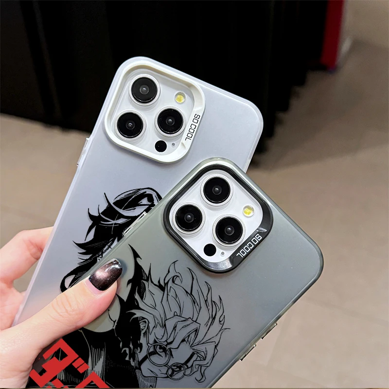 Funda chapada de Anime d-andad Okarun Ayase para iPhone 17 Air 16 15 11 12 14 13 Pro Max XS X XR Plus 8 7 SE 2020, funda a prueba de golpes - imagen 2