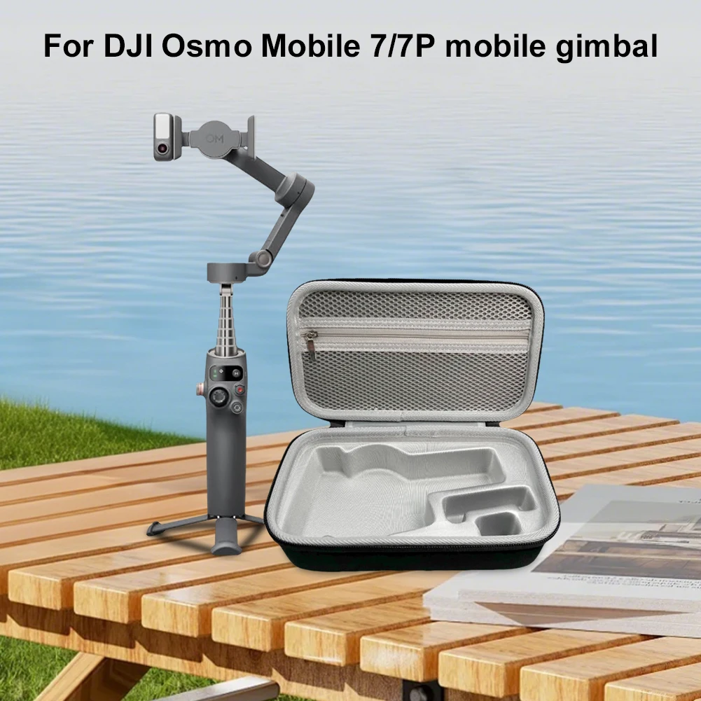 Bolsa de almacenamiento para DJI Osmo Mobile 7, cardán de mano, caja de transporte portátil, bolso de mano, bolsa de viaje para cámara portátil antiarañazos - imagen 3