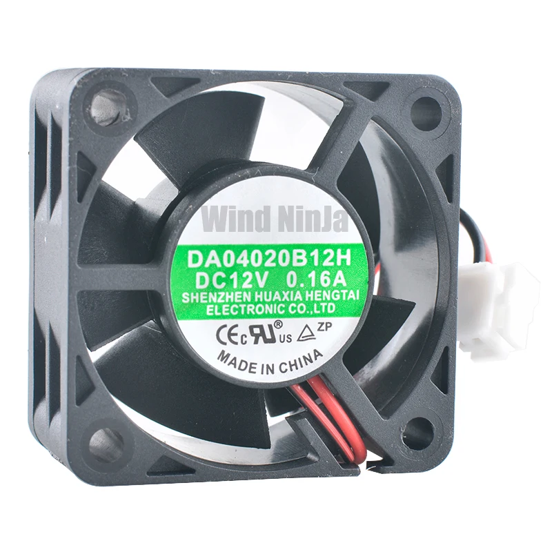 DA04020B12H ventilador Axial de doble rodamiento de bolas 4cm 40mm ventilador de refrigeración DC12V 0.16A 2 pines 10000RPM para fuente de alimentación 1U 40x40x20mm - imagen 2