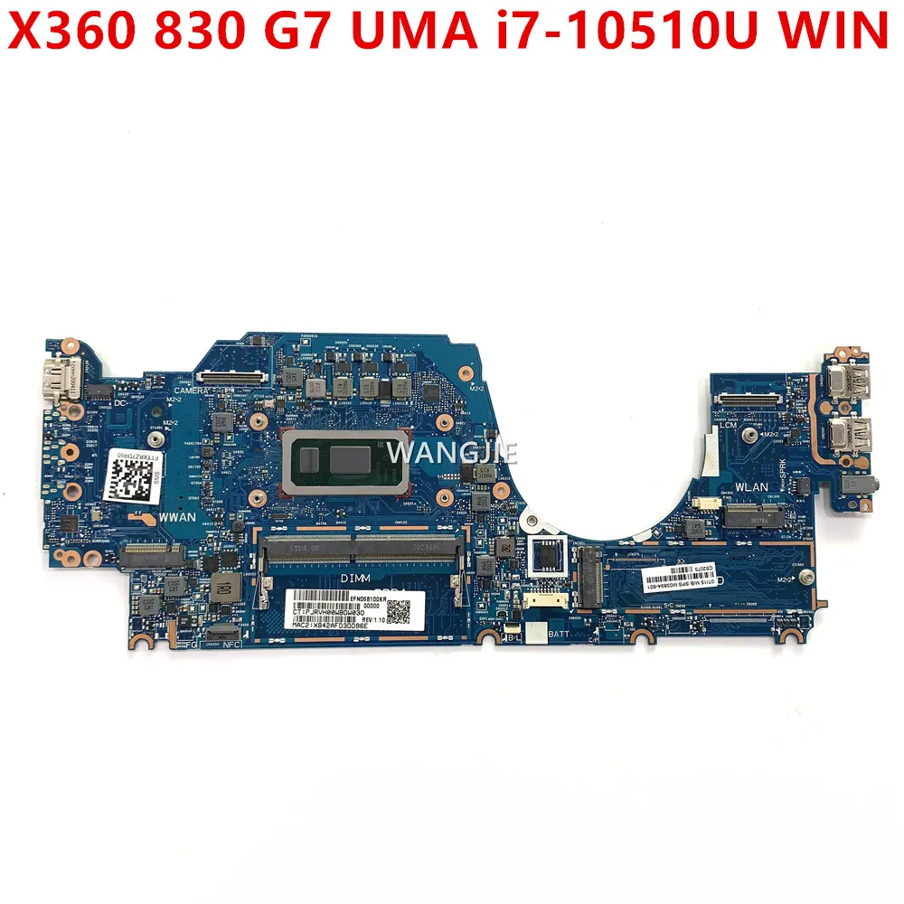 6050A3142001 para HP Elitebook X360 830 G7 placa base para ordenador portátil M03894-601 M03894-001 M03895-601 M03893-601 100% en funcionamiento