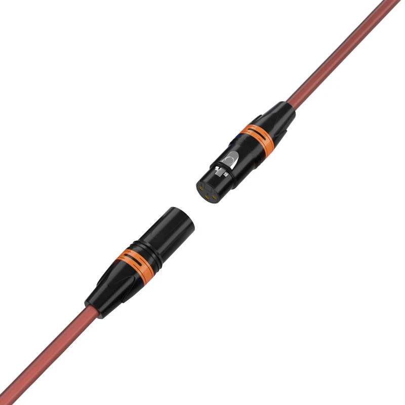Cable XLR colorido macho a hembra Cables de señal de Audio Cannon Balance XLR Karon micrófono Mixe EQ salida entrada KTV línea equilibrada - imagen 5