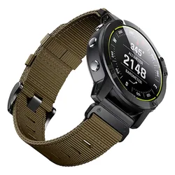 Correa de liberación rápida con bucle de nailon de 22mm y 26mm para Garmin Fenix 8 7X 7 Pro 6X 5Plus Tactix 8 7 Forerunner 965 970 Enduro 2 3 Epix Band