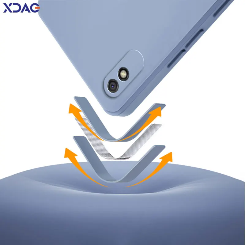 Funda trasera de silicona líquida cuadrada de lujo para Xiaomi Redmi 9, 9A, 9i, Sport Prime, funda protectora suave para cámara, fundas para teléfono Redmi9 - imagen 3