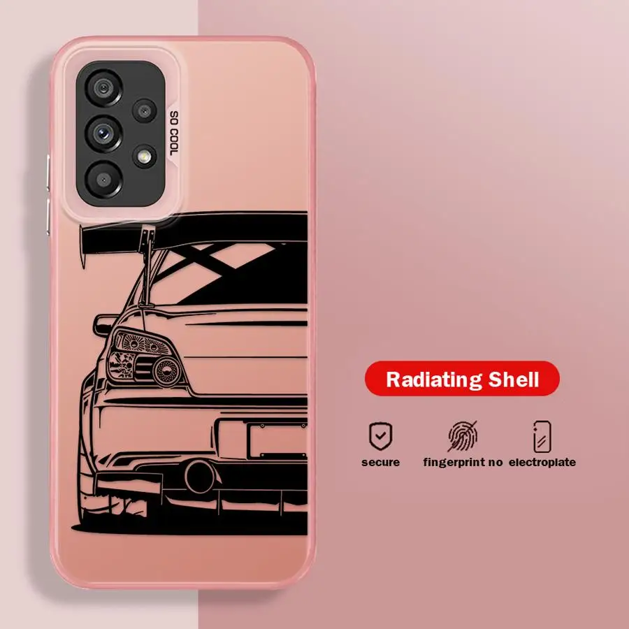 Dream Car JDM Cool Soft Shell funda de teléfono para Samsung Galaxy A53 A71 A35 A52 A72 A26 A36 A54 A51 A56 A73 A55 - imagen 4