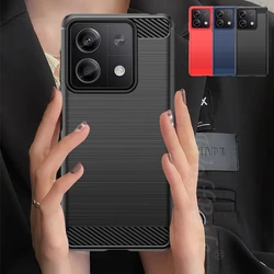 Funda Antigolpes TPU Carbono para Poco X6 Pro 5G