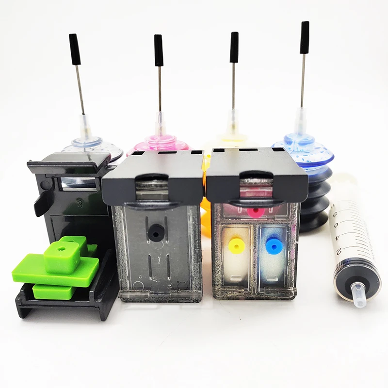 Vilaxh para HP62XL reemplazo recargable para HP62 para HP 62 cartucho de tinta para HP Envy 5540 5640 7640 5646 5541 5740 5742 5745 - imagen 3