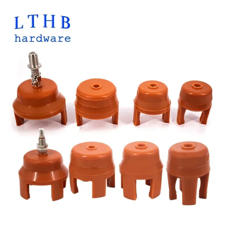 Manipulador de pinza neumática, accesorio Flexible que no daña la pieza de trabajo para moldeado por inyección, accesorio de tres garras para Robot de agarre - imagen 2