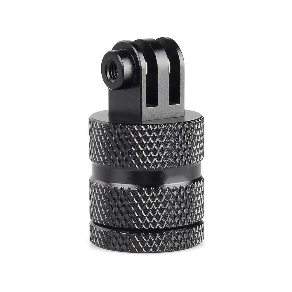 Adaptador de trípode de aluminio para Cámara de Acción, accesorio con rotación de 360 grados para GoPro, Sony, Xiaomi, AKASO, Camparki