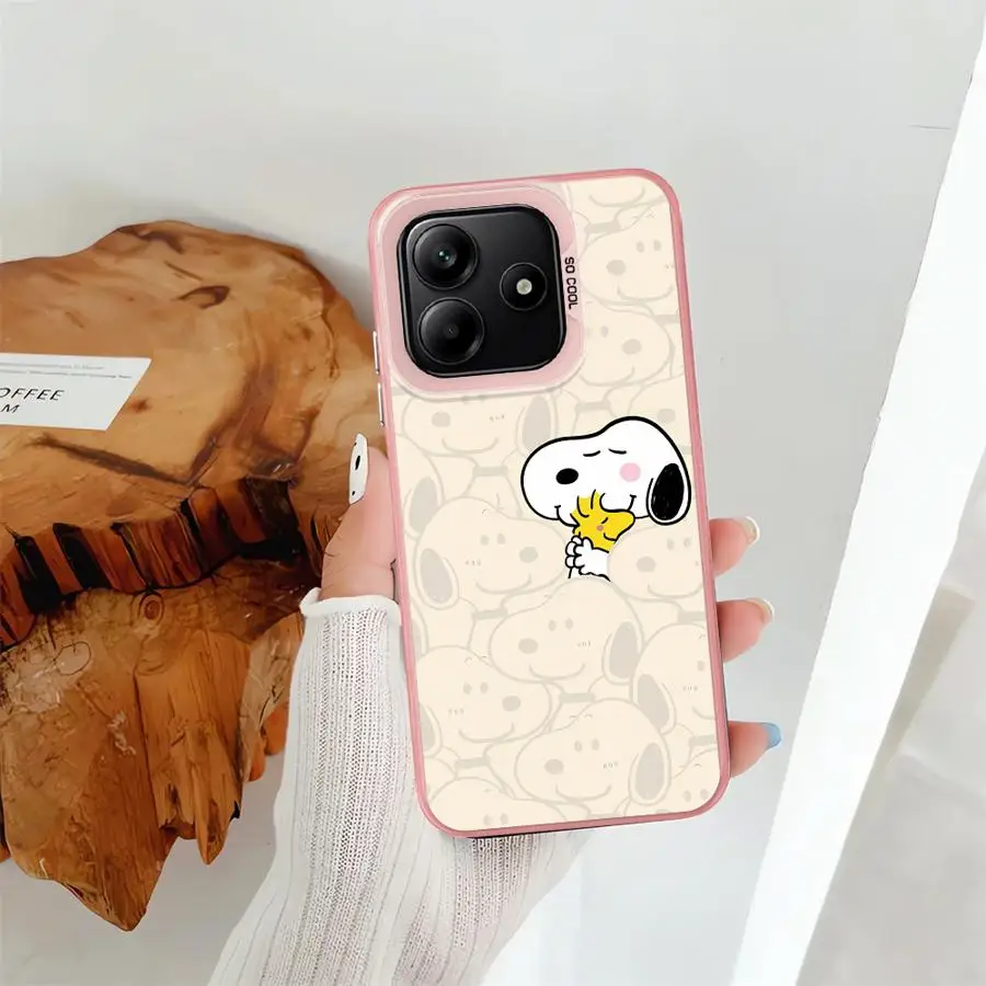 Funda trasera de teléfono para Xiaomi Redmi Note 10s 9s 11s 14 Pro Plus 13 12 11 12s 10Lite Lovely S-S-noopyS - imagen 4