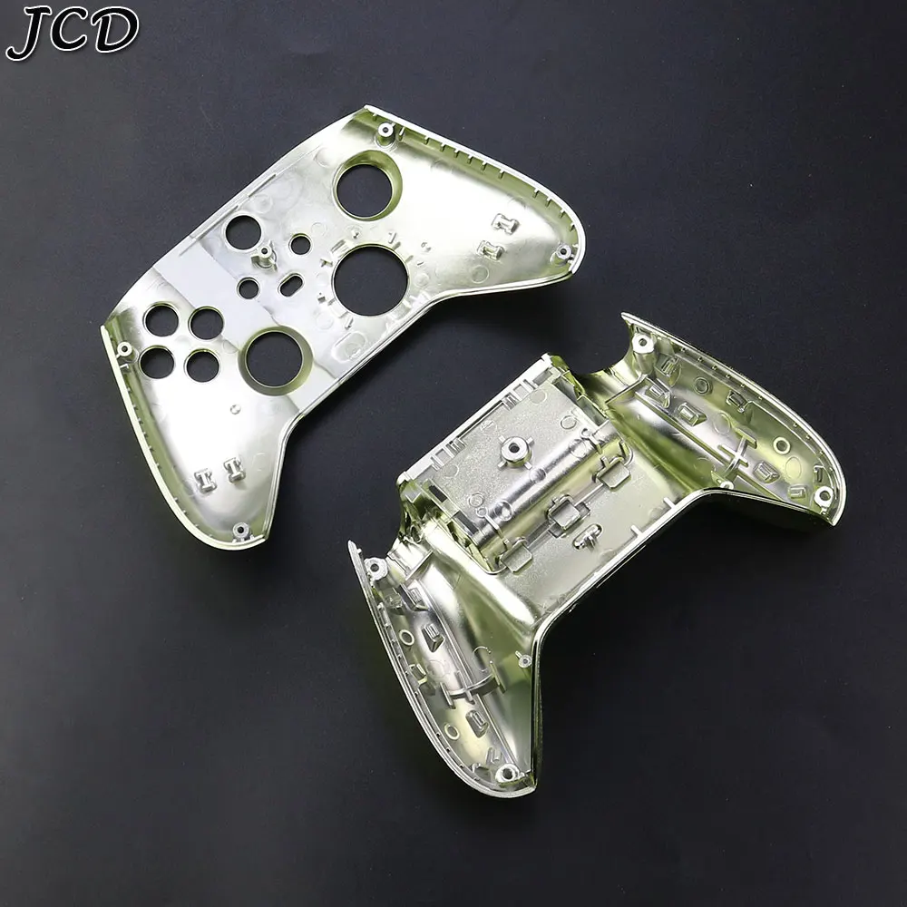 JCD-carcasa cromada para mando de Xbox Series X S, carcasa protectora, placa frontal, reemplazo - imagen 5