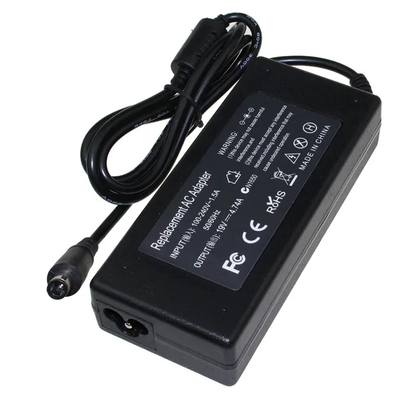 Fuente de alimentación del adaptador del cuaderno de 19V 4.74A 7.4x5.0m m para HP 63955-001 609940 -001 PPP012H-S Pabellón Dv4 Dv5 G4 G6 G7 Cargador de CA - imagen 2