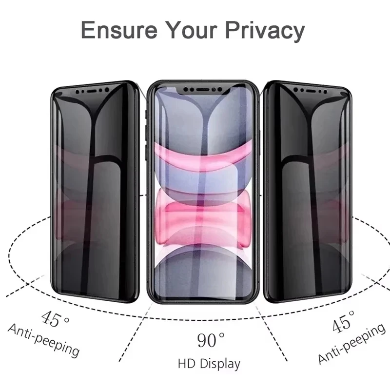 Protector de pantalla de privacidad de cerámica mate, 1-3 uds., para Samsung A17 5G A16 A15 S25 Ultra S24 S23 Plus S22 S21 FE A14 A13 A07 A06 A05 - imagen 3