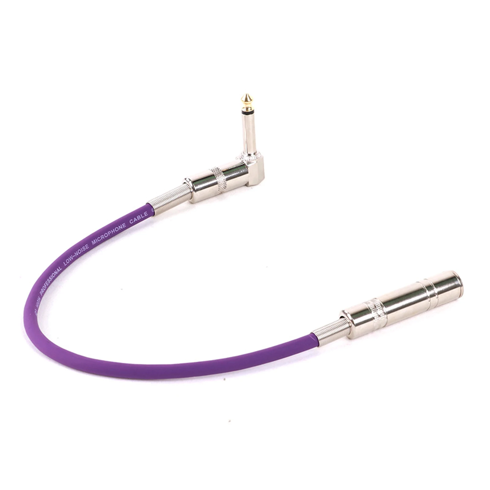 Cable de Audio de ángulo recto, Cable de 0,3 M-15M, codo de 90 grados, macho a hembra, Mono de 6,35mm, extensión Multicolor, 6,35 - imagen 4