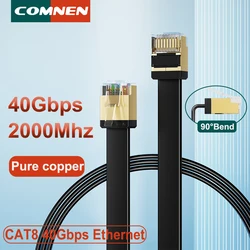 COMNEN Flat – Cable Ethernet Cat 8 RJ45 de Alta Velocidad