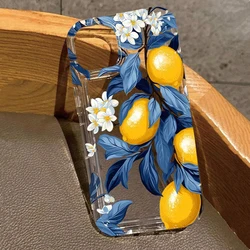 Funda Samsung Galaxy S25 / S24 Transparente Antigolpes Limón