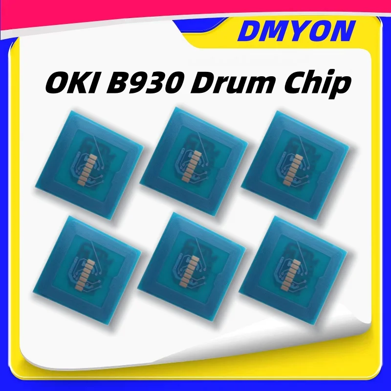 5 uds B930 Chip para cartucho de tóner OKI B930DN B930DTN B930DXF B930N 01221601 52117101; Chip de unidad de tambor 01221701 56120801