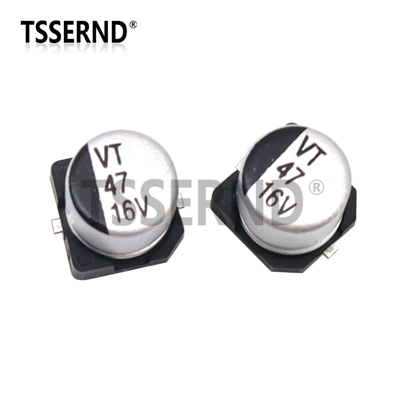 Kit surtido de condensadores electrolíticos de aluminio SMD, 1uF-130 uF, 13 valores x 10 unidades = 220 Unidades, juego de muestras de capacitancia, 130 unidades por lote - imagen 5