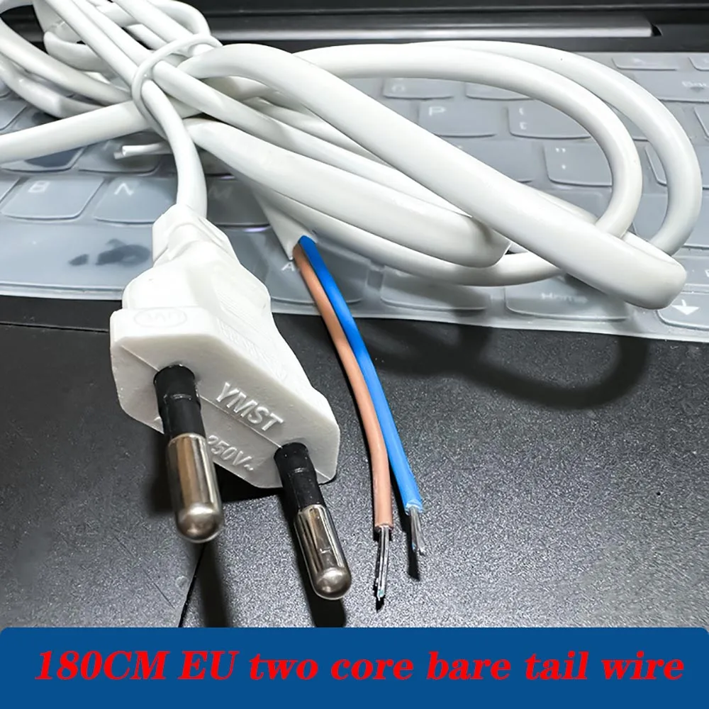 20 piezas Cable de conexión UE 1,8 m 0,75 mm2 Cable pelado Cable de extensión de alimentación para ventilador eléctrico aspiradora lavavajillas - imagen 3