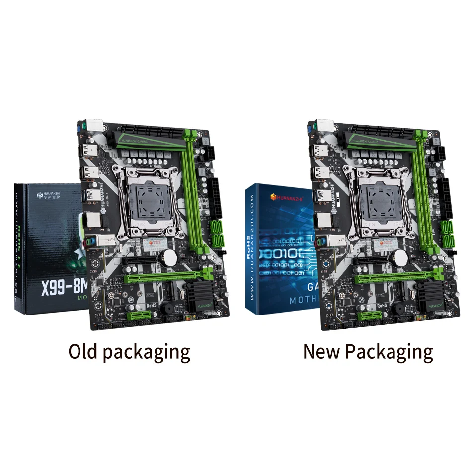 HUANANZHI-placa base X99 8M F LGA 2011-3 XEON X99 con Intel E5 2620 V3 LGA 2011-3 DDR4 RECC, kit combinado de memoria de NON-ECC, NVME - imagen 2