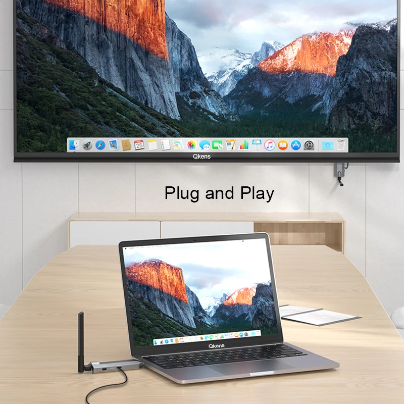 Kit extensor de transmisor y receptor de vídeo HDMI inalámbrico, 1080p, 50m, adaptador Dongle de TV para cámara de PC, portátil para monitorear TV - imagen 5