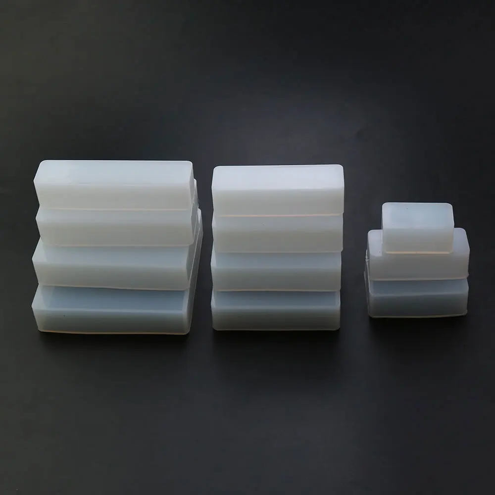 JCD-Molde de resina de cubo cuboide, molde de silicona epoxi de cristal, molde de vela artesanal, herramientas de fundición rectangulares cuadradas, accesorios - imagen 4