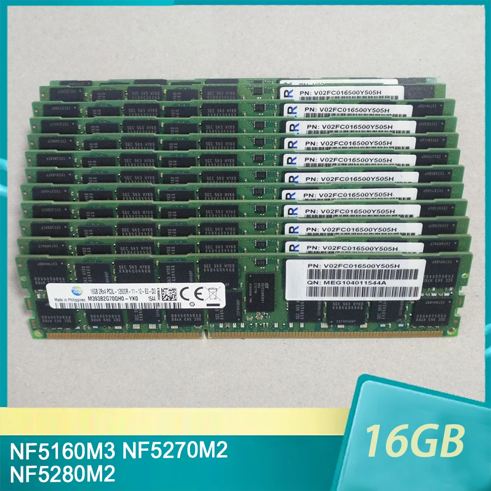 1 Uds NF5160M3 NF5270M2 NF5280M2 memoria de servidor 16G 16GB 2RX4 DDR3L 1600 RAM - imagen 2