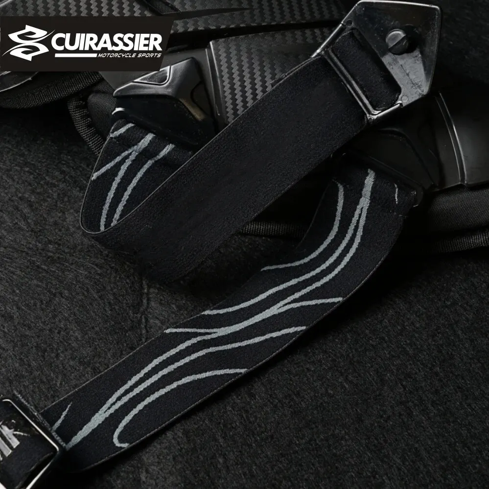 CUIRASSIER rodilleras para motocicleta articulaciones de movimiento rodilleras ventilación espinilleras protección motocicleta Motocross equipo de protección - imagen 5