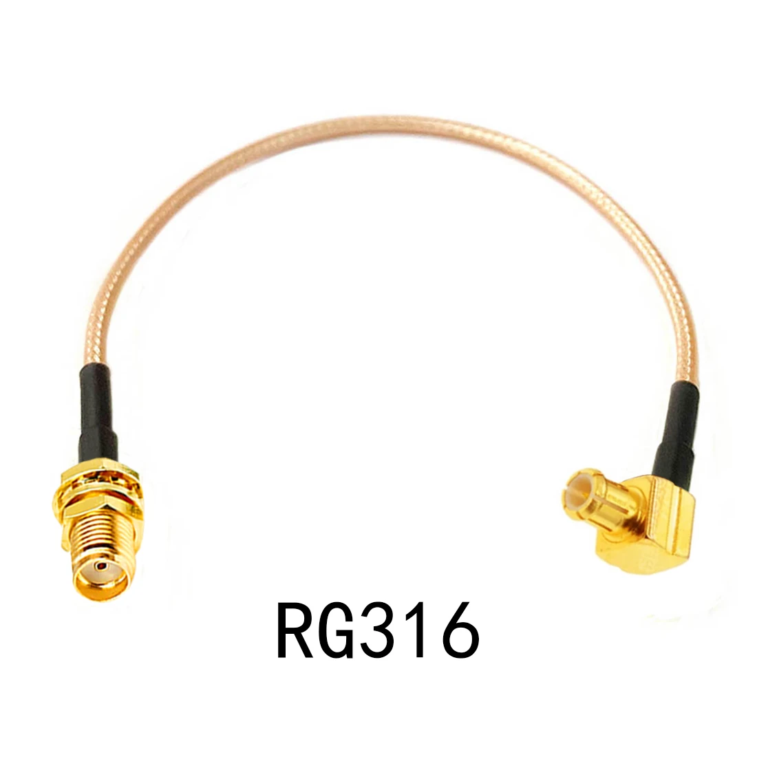 Mamparo hembra SMA a montaje de Cable RF de ángulo recto macho MCX RG174 RG178 RG316 10cm/30cm/50cm para módem inalámbrico - imagen 3