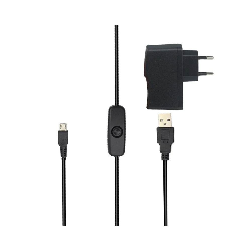 Cable Micro USB para Raspberry Pi 3, adaptador de corriente AC, 5V, 2.5A, RPI182 - imagen 3