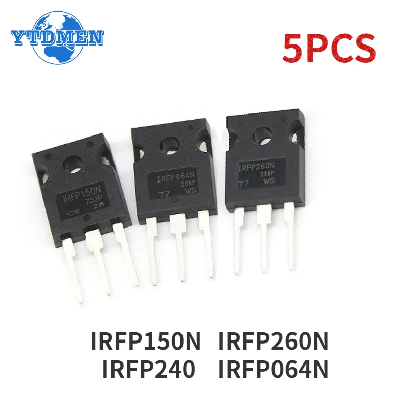 5 uds nuevos transistores Mosfet IRFP260N IRFP150N IRFP240 IRFP064N FET Transistor TO-247 paquete