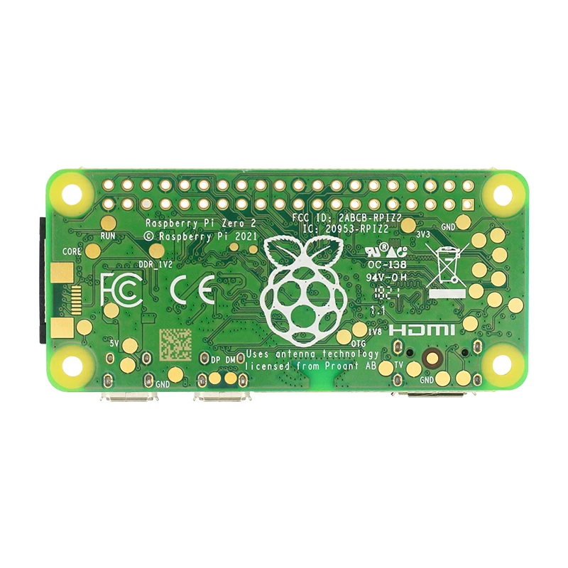 Placa de desarrollo Raspberry Pi Zero 2W compatible con WiFi y Bluetooth con CPU de 1GHz 512MB RAM para Raspberry Pi Zero 2W - imagen 2