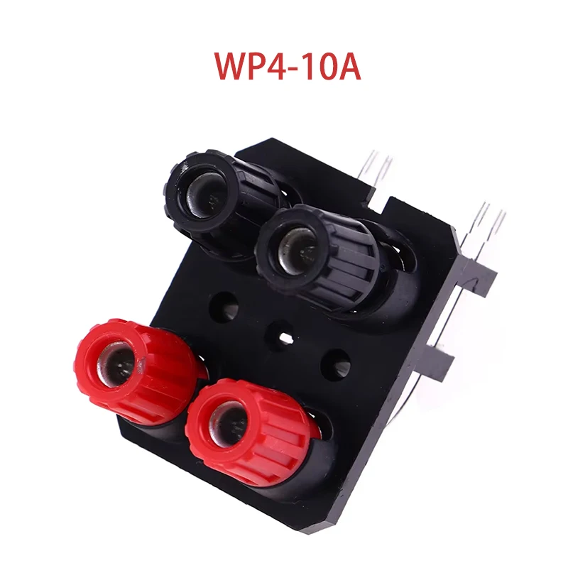 Caja de Audio de pie doblado Wp2/4/6-10a de 4mm, Terminal amplificador de potencia, cableado externo, toma de plátano conectada B6 - imagen 5