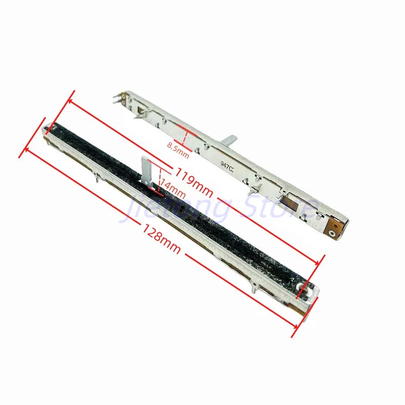 Potenciómetro deslizante de 128mm, 10K, RSA0N11S6A02, 24 vías, 4 marshalling, mezclador profesional LX7, viaje de 100mm, 1 ud. - imagen 4