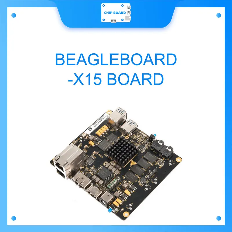 Placa de desarrollo BeagleBoard-X15 - TI Sitara AM5728 SoC, Dual-Core ARM Cortex-A15 + DSP