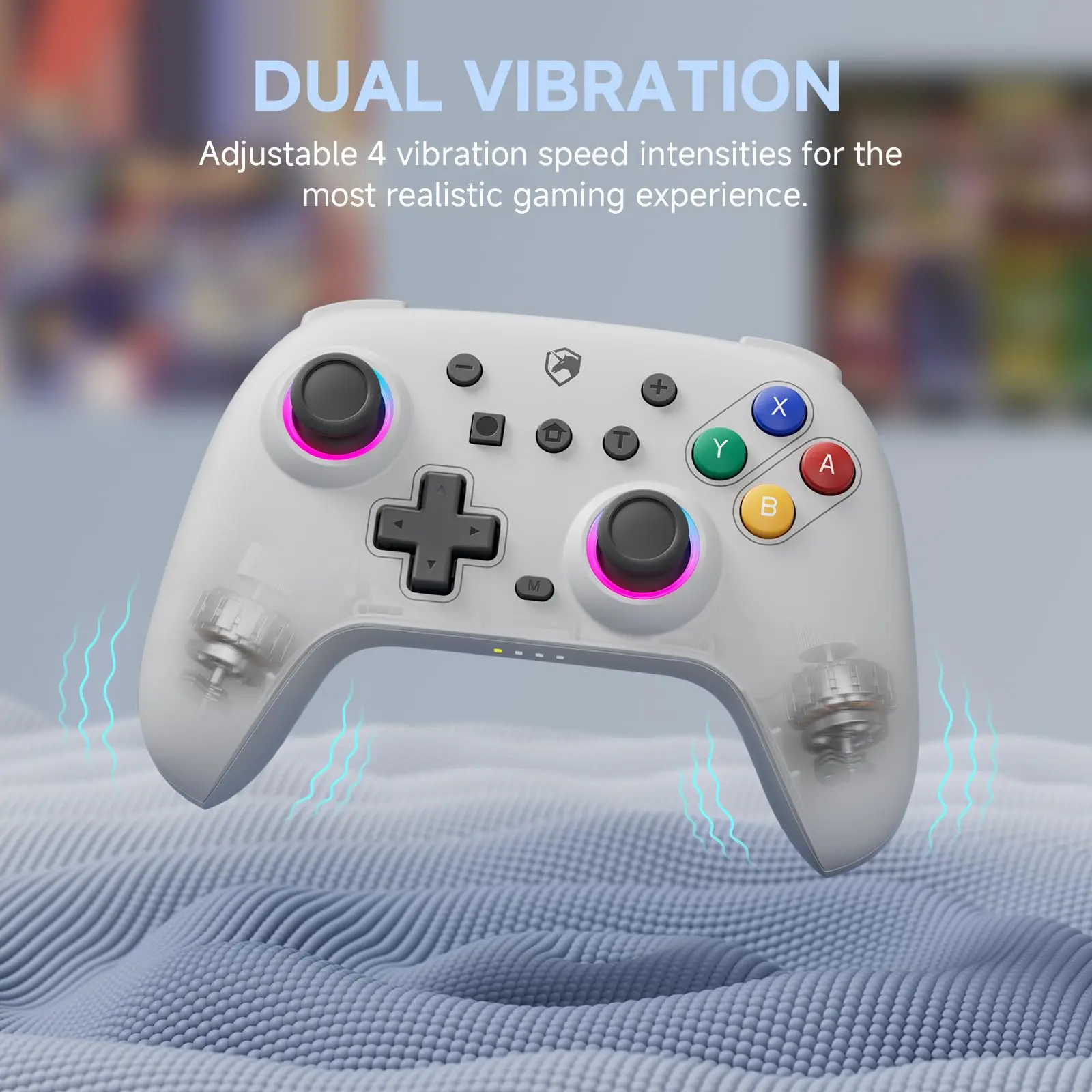 ECHTPower Controlador de mando inalámbrico para Switch2/PC - Joystick para consolas y accesorios de videojuegos - imagen 3