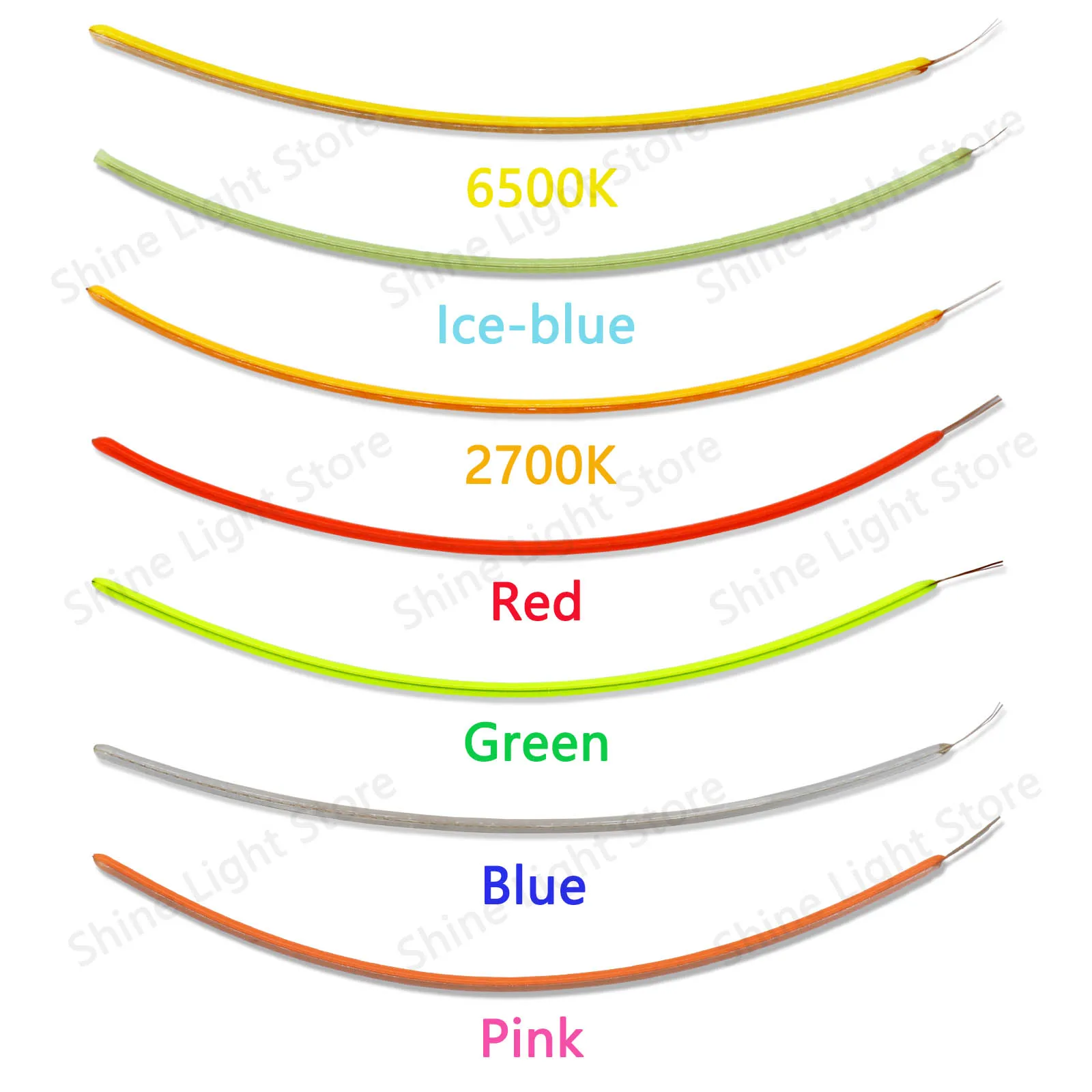 Filamento Flexible LED DIY puede cortar postes positivos y negativos de 128mm con el mismo extremo DC3V bombilla artística luz de ambiente - imagen 4