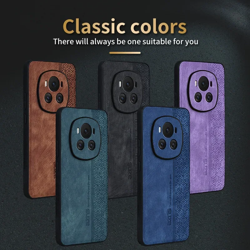 Para Honor Magic 6 Pro Funda de cuero de lujo para teléfono móvil Elite a prueba de golpes para Honor Magic6 Lite funda protectora para teléfono - imagen 2