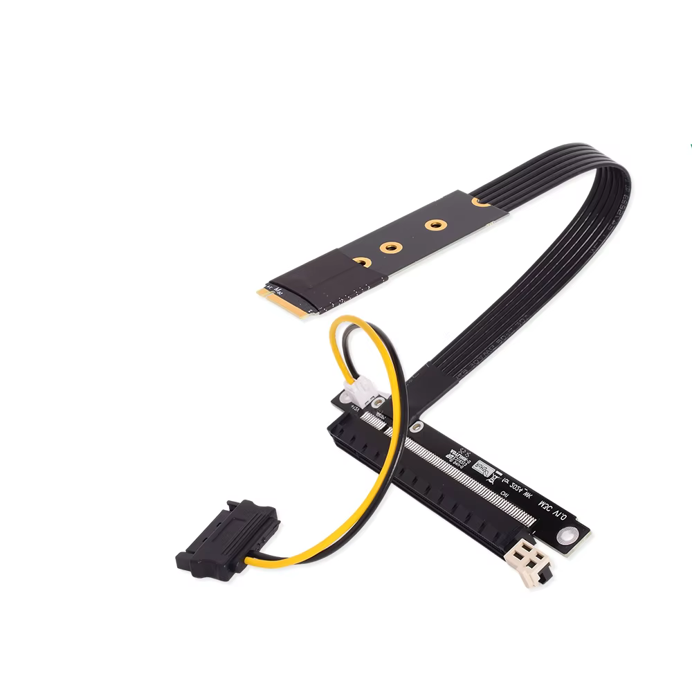 ADT-Link Adaptador M.2 NVMe a PCIe 4.0 x16 para GPU con cable SATA - imagen 5