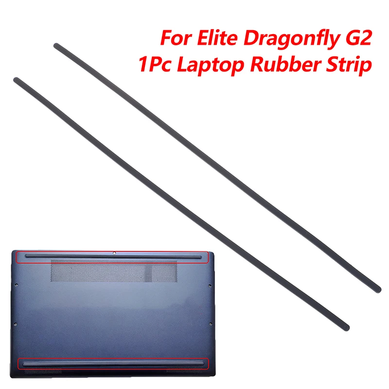 Tira de goma para portátil ForHP Elite Dragonfly G2, accesorios de repuesto para funda inferior, 1 unidad