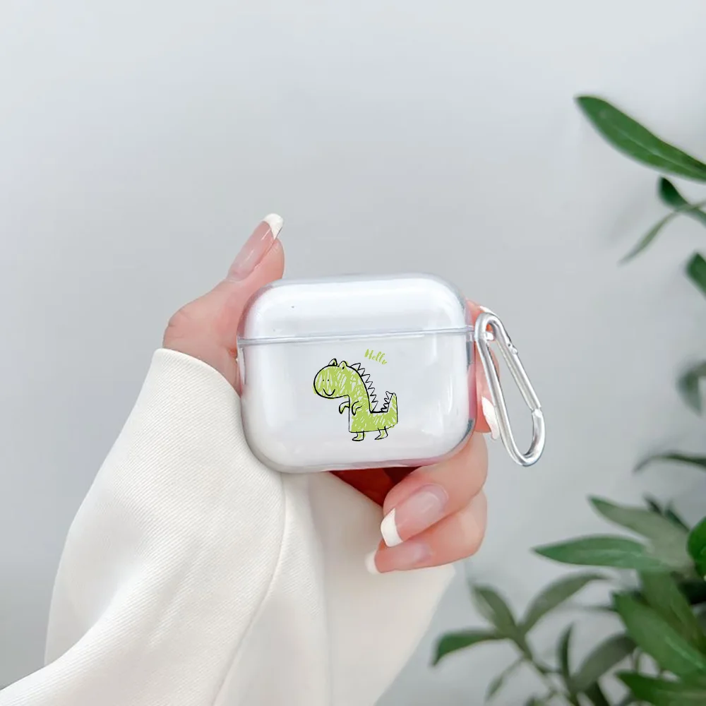 Funda protectora suave de TPU para auriculares Airpods 4, funda para Apple Airpods Pro 3 2 1 Airpods4, parachoques pintado con animales a prueba de golpes - imagen 4