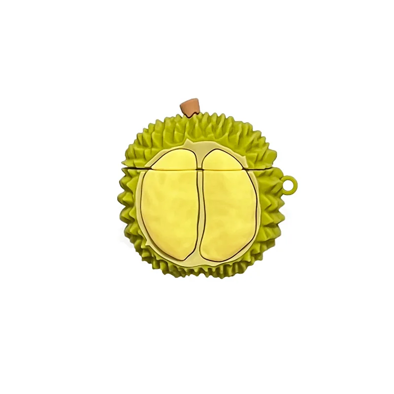 Para Funda Airpods Pro 3, Funda protectora de silicona para auriculares Durian Fruit 3D para Airpods Pro 2 Funda/Airpods 4 3 2 1 Funda - imagen 5
