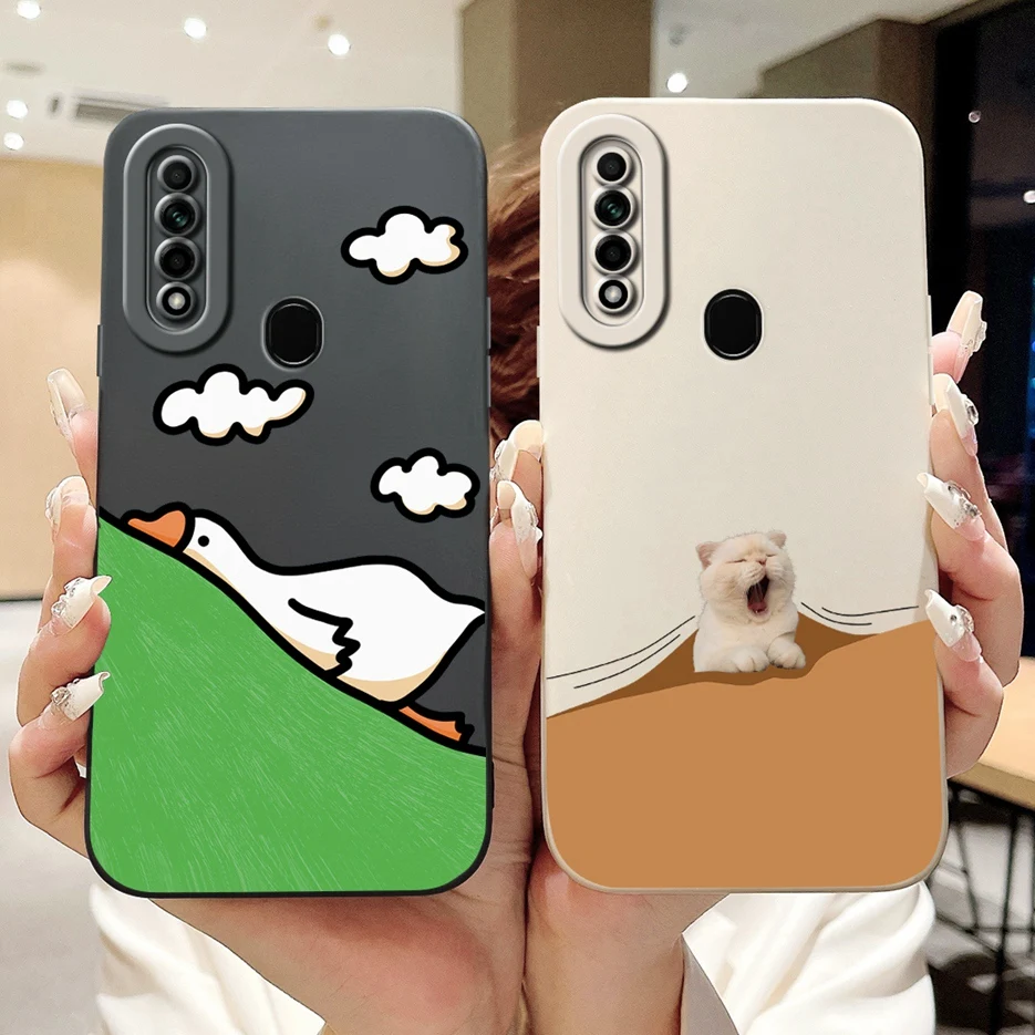 Para Oppo A31 2020 funda CPH2015 lindo Panda cubierta de dibujos animados a prueba de golpes funda de teléfono para Oppo A8 2019 OppoA8 OppoA31 Fundas suaves parachoques - imagen 4